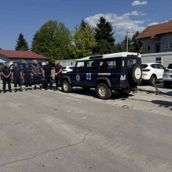 Konjic: Angažirana Federalna specijalizirana jedinica civilne zaštite za gašenje požara